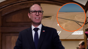 Ministro Arrau dice que instalación de puente en la zanja era "más que esperable" y advirtió que "el crimen organizado es muy poderoso"